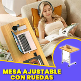 Mesa Ajustable con Ruedas