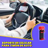 Soporte de Celular para Timón de Auto